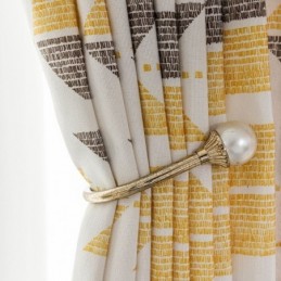 Cortina Estampada Cortina A Medida Estilo Nórdico Algodón