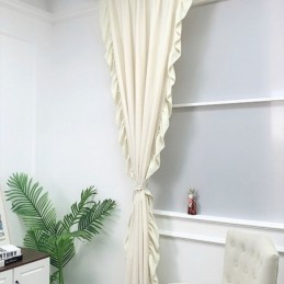 Cortina Nórdica De Chenilla, Hecha A Medida, Color Liso, Para Sala De Estar Y Dormitorio.