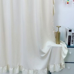 Cortina Nórdica De Chenilla, Hecha A Medida, Color Liso, Para Sala De Estar Y Dormitorio.