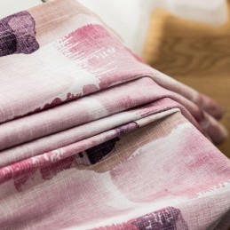 Cortinas Opacas Con Estampado Nórdico De Chenilla