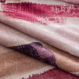 Cortinas Opacas Con Estampado Nórdico De Chenilla