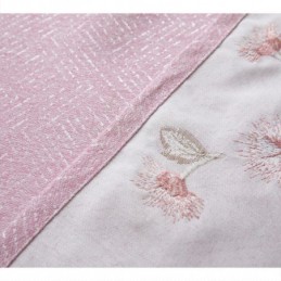 Cortinas Opacas Nórdicas Con Bordado Floral Para Sala De Estar Y Dormitorio