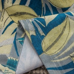 Cortina De Algodón Hecha A Medida Cortina Con Estampado De Hojas Estilo Americano