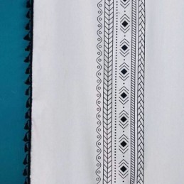 Cortina De Lino Estampada Hecha A Medida, Estilo Nórdico, Para Sala De Estar Y Dormitorio.