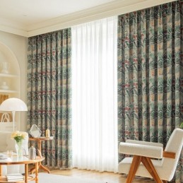 Cortina De Algodón Hecha A...