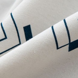 Cortina De Lino Con Estampado Geométrico, Hecha A Medida, Estilo Nórdico, Para Sala De Estar Y Dormitorio.