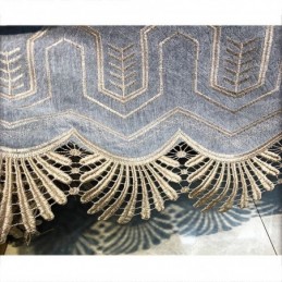 Cortinas Nórdicas De Chenilla Con Bordado De Cervatillo, Semiopacas, Para Sala De Estar Y Dormitorio