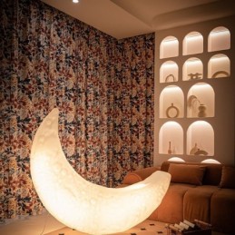 Cortina De Algodón Estilo Nórdico Hecha A Medida Con Estampado De Hojas