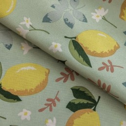 Cortina De Algodón Hecha A Medida Cortina Nórdica Con Estampado De Frutas