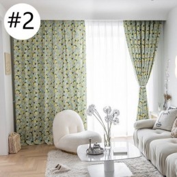 Cortina De Algodón Hecha A Medida Cortina Nórdica Con Estampado De Frutas