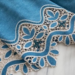 Cortina De Chenilla Hecha A...