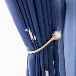 Cortina De Algodón Hecha A Medida, Estilo Infantil, Con Estampado De Oso Polar.