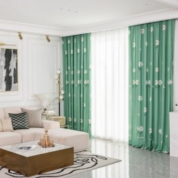 Cortina De Algodón Hecha A...