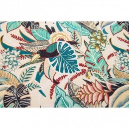 Cortina De Algodón Estilo Americano Hecha A Medida Con Estampado De Plantas