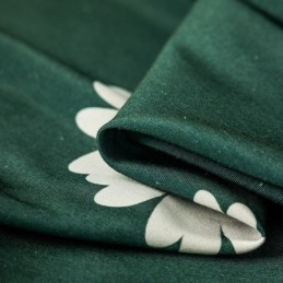 Cortina De Algodón Hecha A Medida Cortina Con Estampado De Flores Estilo Nórdico