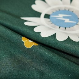 Cortina De Algodón Hecha A Medida Cortina Con Estampado De Flores Estilo Nórdico