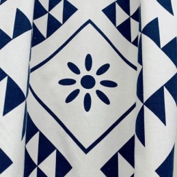 Cortinas De Lino De Estilo Nórdico Con Estampado Geométrico Para Sala De Estar Y Dormitorio