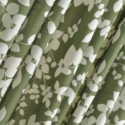 Cortina Opaca Hecha A Medida, Estilo Nórdico, Estampado Floral Para Sala De Estar Y Dormitorio.