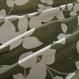 Cortina Opaca Hecha A Medida, Estilo Nórdico, Estampado Floral Para Sala De Estar Y Dormitorio.