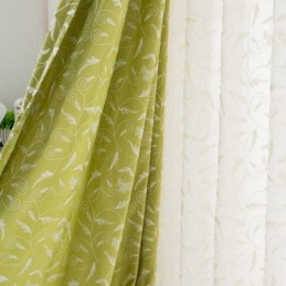 Cortina Opaca De Algodón Hecha A Medida, Estilo Nórdico, Bordada, Para Sala De Estar Y Dormitorio.