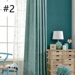 Cortina Opaca De Algodón Hecha A Medida, Estilo Nórdico, Bordada Para Sala De Estar Y Dormitorio.