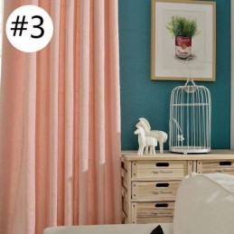 Cortina Opaca De Algodón Hecha A Medida, Estilo Nórdico, Bordada Para Sala De Estar Y Dormitorio.