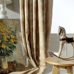 Cortina Opaca De Lino Y Algodón, Hecha A Medida, Con Bordado Floral Nórdico Para Sala De Estar Y Dormitorio.