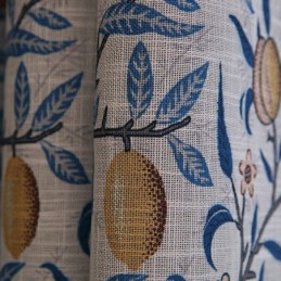 Cortina Con Estampado De Plantas, Hecha A Medida, Minimalista, Opaca, Para Sala De Estar Y Dormitorio.