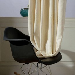 Cortina Opaca Hecha A Medida, Cortina Nórdica Bordada Para Sala De Estar Y Dormitorio