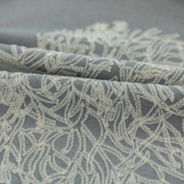 Cortina De Lino De Estilo Nórdico Hecha A Medida Con Árbol Bordado Para Sala De Estar Y Dormitorio