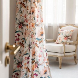Cortinas Opacas Con Estampado De Plantas, Hechas A Medida, Con Aislamiento Térmico Para Sala De Estar Y Dormitorio.