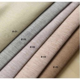 Cortinas Opacas Modernas De Lino De Color Liso, Personalizadas De Primera Calidad Para Sala De Estar Y Comedor