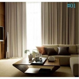 Cortinas Opacas Modernas De Lino De Color Liso, Personalizadas De Primera Calidad Para Sala De Estar Y Comedor
