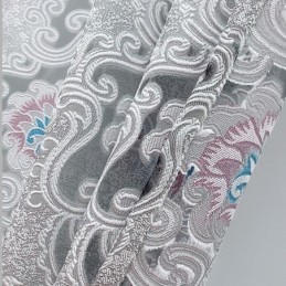 Cortina Opaca Bordada, Hecha A Medida, Estilo Europeo, Con Diseño Floral, Para Sala De Estar.