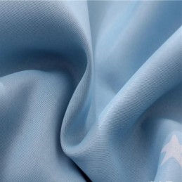 Cortina Azul Con Estampado De Castillo, Hecha A Medida, Tela Nórdica Popular Para Dormitorio Infantil.