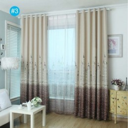 Cortina Azul Con Estampado De Castillo, Hecha A Medida, Tela Nórdica Popular Para Dormitorio Infantil.