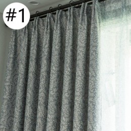 Cortina Hecha A Medida Cortina Con Estampado De Hojas Cortinas Opacas Americanas