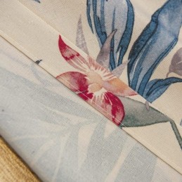 Cortinas Opacas De Polialgodón Americano Hechas A Medida Con Estampado De Plantas