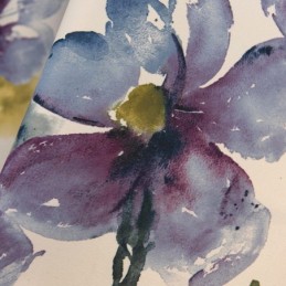 Cortina Hecha A Medida, Cortina Con Estampado Floral, Cortinas Semi Opacas Americanas