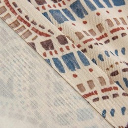 Cortinas Opacas Estampadas De Polialgodón Con Diseño Vintage Americano