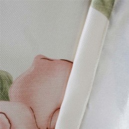 Cortina De Peonía Rosa Hecha A Medida, Sencilla, Con Estampado Rural, Para Dormitorio Y Sala De Estar.