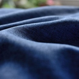 Cortina Nórdica Moderna De Color Sólido, Hecha A Medida, De Seda Negra, Opaca, De Algodón Y Lino.