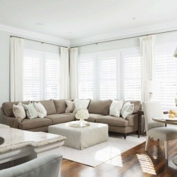 Cortina Semiopaca Sencilla, Hecha A Medida, Color Blanco Liso, Para Sala De Estar