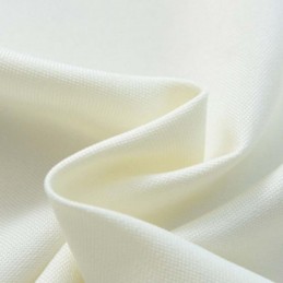 Cortina Semiopaca Sencilla, Hecha A Medida, Color Blanco Liso, Para Sala De Estar