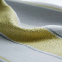 Cortina Jacquard Moderna Nórdica, Hecha A Medida, Con Rayas En Contraste, Para Sala De Estar, Dormitorio Y Estudio.