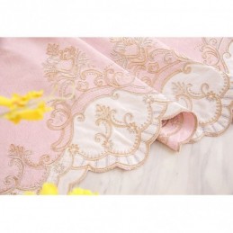 Cortina Opaca De Chenilla Hecha A Medida, Estilo Europeo, Con Bordado Floral Para Sala De Estar Y Dormitorio.