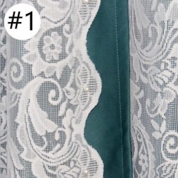 Cortina Opaca De Estilo Nórdico Hecha A Medida Con Hilo De Tela Jacquard Vegetal Integrado