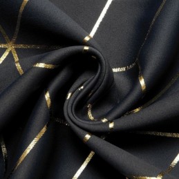 Cortina Opaca Hecha A Medida, Geométrica, Bronceada, Estilo Nórdico, Para Sala De Estar Y Dormitorio.