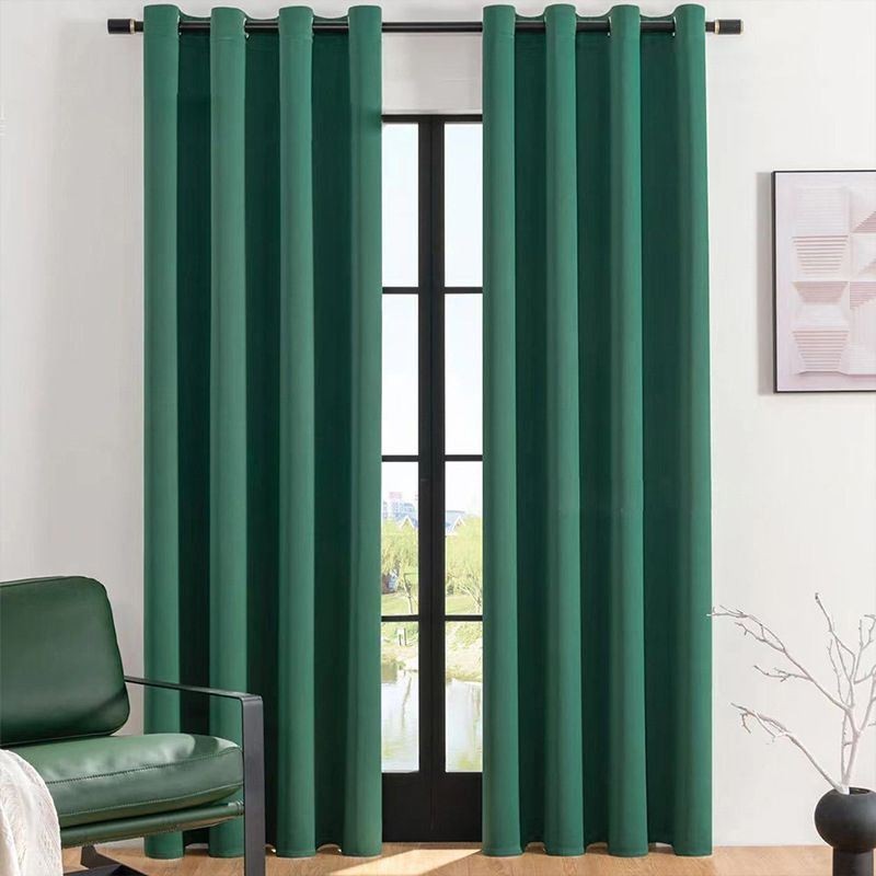 Cortinas Opacas De Color Liso Estilo Nórdico Para Sala De Estar Y Dormitorio
