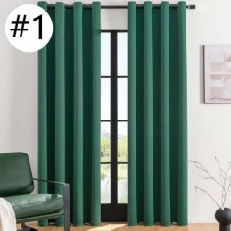 Cortinas Opacas De Color Liso Estilo Nórdico Para Sala De Estar Y Dormitorio
